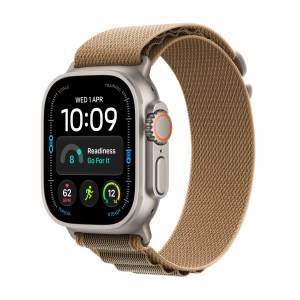 Apple Watch Ultra 4 - Natural Titanium Case with Desert Alpine Loop