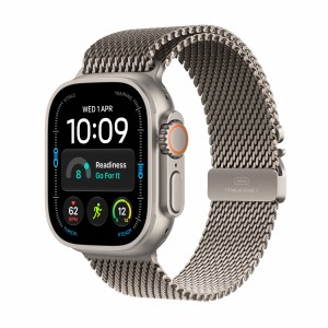 Apple Watch Ultra 4 - Natural Titanium Case with Natural Titanium Milanese Loop